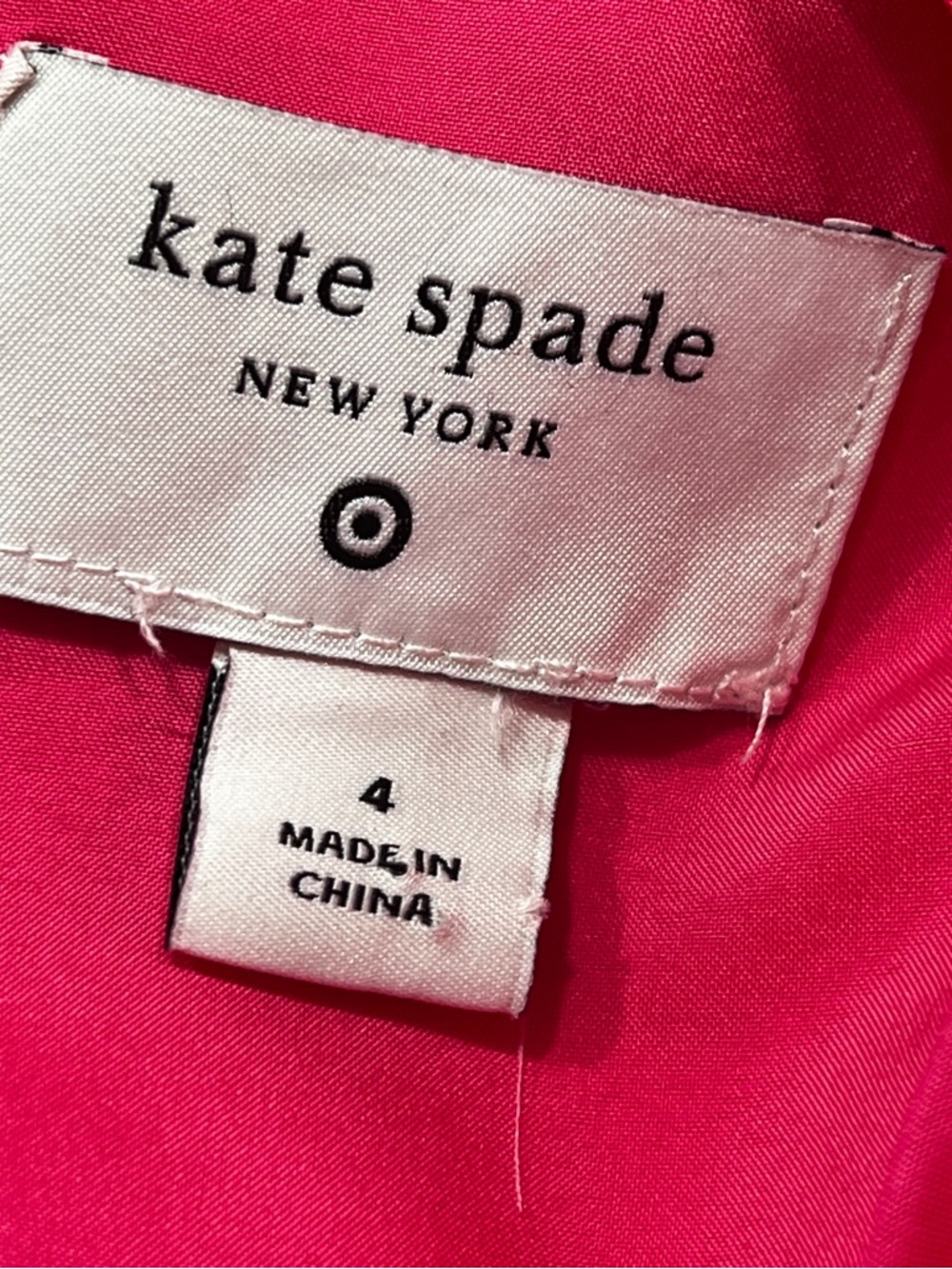 Kate Spade Classic Rose Peplum Midi Dress - Picture 4 of 5